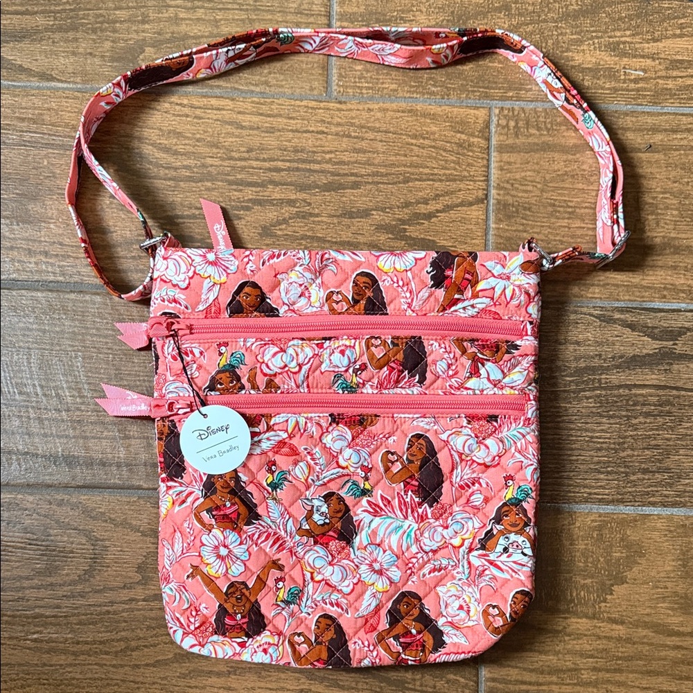 Disney Moana Vera Bradley Floral Crossbody Bag